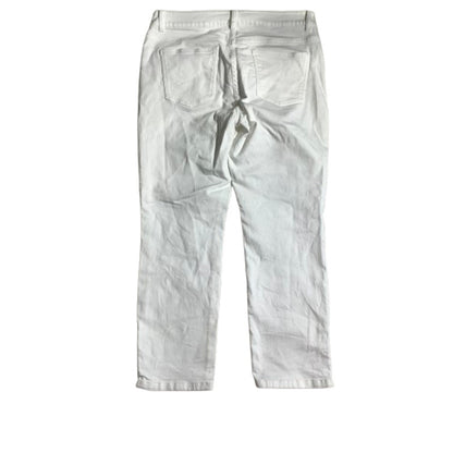 Talbots Signature Crop Pants Women’s Size 10 – White, Stretch, Casual