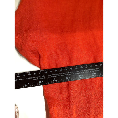 Bellambia Orange Linen Lagenlook Top, Size 2X – Boho, Casual, Lightweight