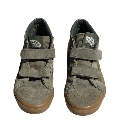 Vans Sk8-Mid Reissue V Suede Strap Sneakers Kids 2.5 — Skate, Casual, Streetwear