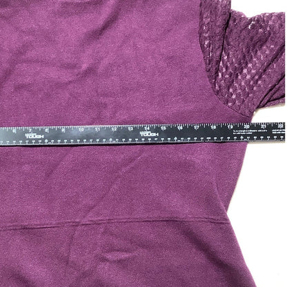 Nina Leonard Sweater Dress Women’s Size XL — Textured Sleeves, Cozy, Elegant