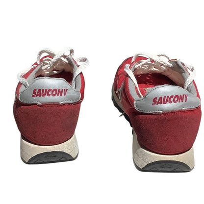 Saucony Jazz Original Sneakers Red/Gray Men’s 8.5 — Retro, Athletic, Casual