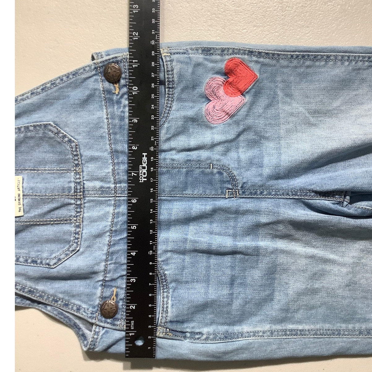 OshKosh B’gosh Denim Overalls Child Size 4T – Light Wash, Vintage, 100% Cotton