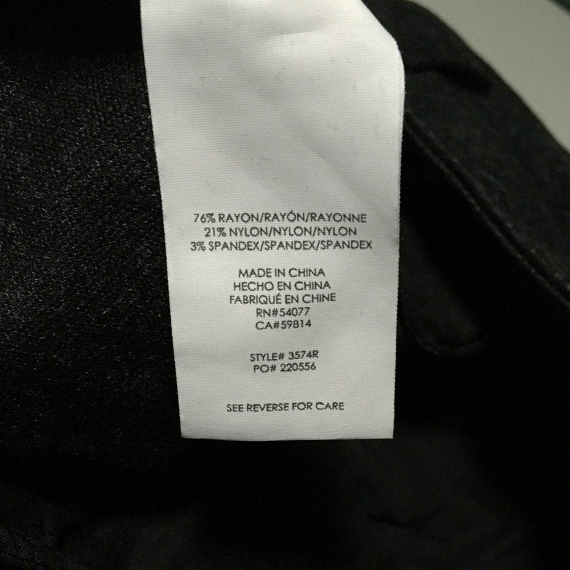 Cabi Black Flare Pants Size 4 - Office Siren, Minimalist, Chic