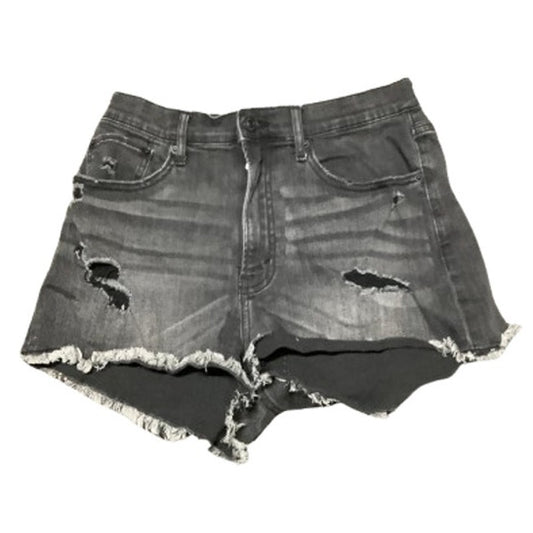 Abercrombie & Fitch High Rise Distressed Cut Off Shorts Size 28/6 Curve Love