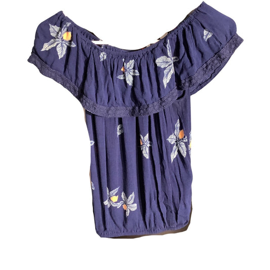 Mossimo Supply Co Floral Off-Shoulder Top Size XS — Boho, Cottagecore, Summer