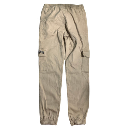 True Religion Khaki Cargo Pants Youth LG — Streetwear, Jogger, Stretch Waist