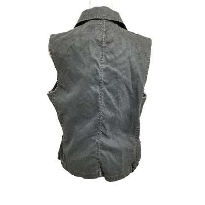 Chor Grey Jean Vest Size Small - Grunge, Edgy, Streetwear