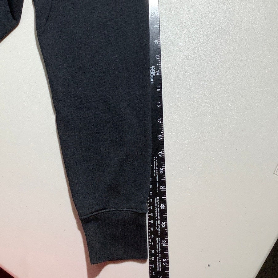 Nike Just Do It Hoodie Men’s Small Black Full Zip— Streetwear, Athleisure, Sport