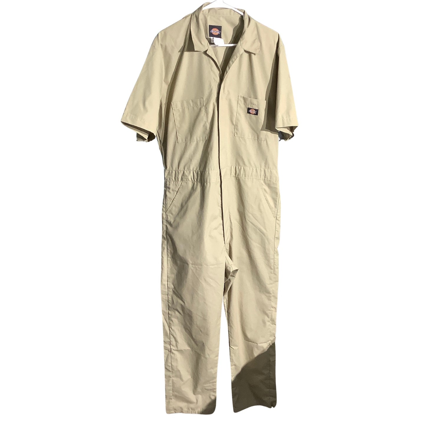Dickies Men’s Khaki Coveralls Long Regular — Workwear, Mechanic, Utility