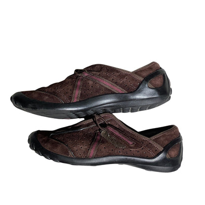 Clarks Privo Tequini Shoes Women Size 11.5/12 Burgundy —Comfort, Walking, Casual