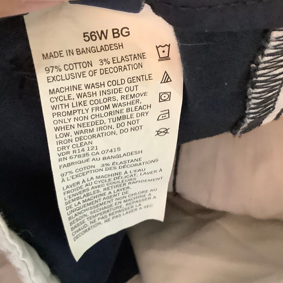 Nautica The Deck Shorts Men’s Size 56 Big Navy Blue — Stretch, Casual, Classic