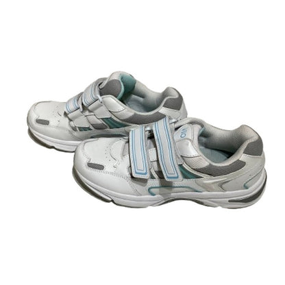 Vionic White & Light Blue Strap Sneakers Size 8 - Orthopedic, Comfort, Everyday