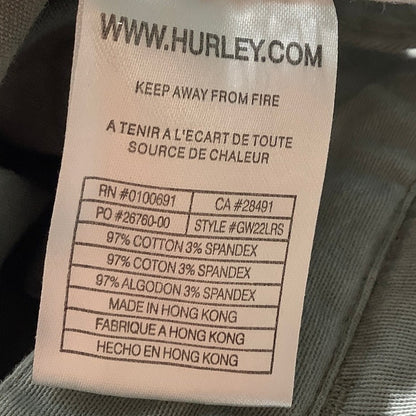 Hurley Chino Shorts Youth Size 3 Light Gray — Casual, Skate, Surf