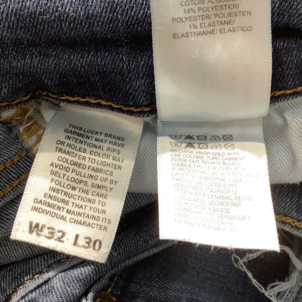 Lucky Brand 412 Men's Athletic Slim Jeans 32W 30L – Classic, Casual, Streetwear