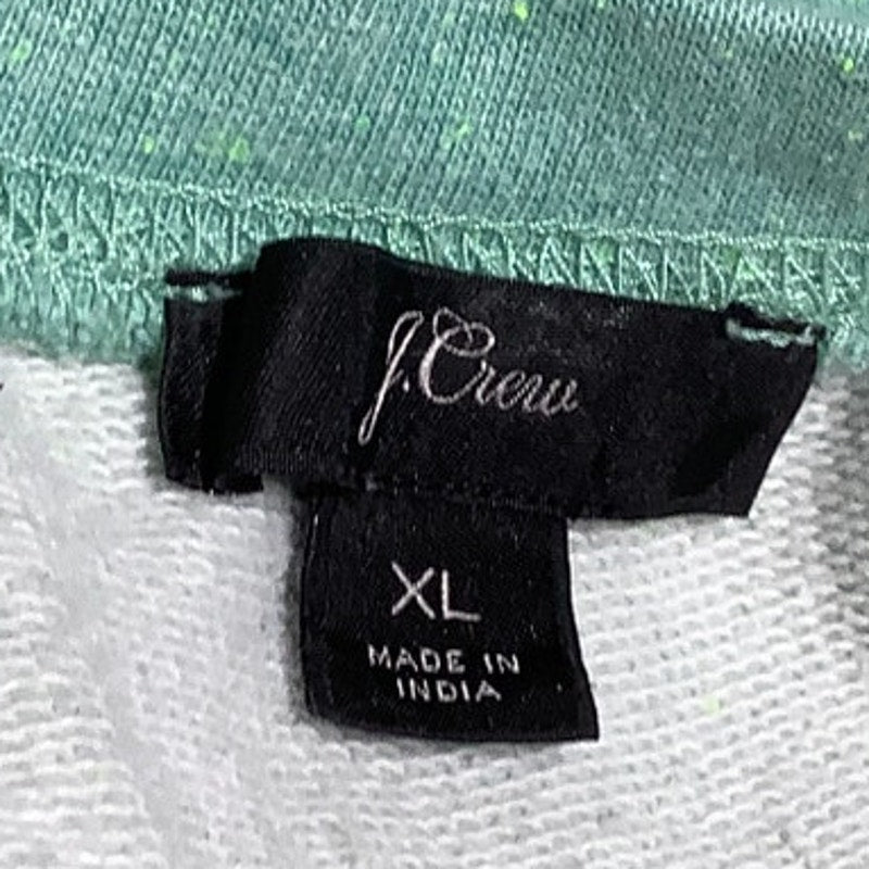 J.Crew Black Label Seafoam Green Sweatshirt XL - Casual, Cozy, Streetwear