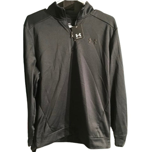 Under Armour Black 1/4 Zip Pullover Size M NWT - Athleisure, Sporty, Minimalist