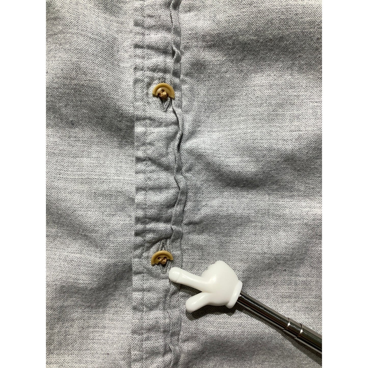 J.Crew Light Gray Button-Down Shirt Men’s Size LG – Casual, Classic, Cotton