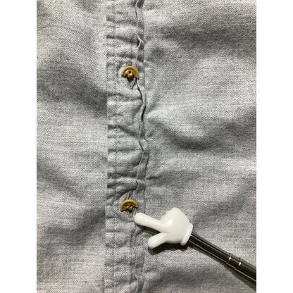 J.Crew Light Gray Button-Down Shirt Men’s Size LG – Casual, Classic, Cotton