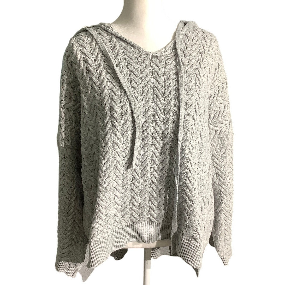 POL Wool Blend Oversized Cable Knit Sweater Women’s Size S/M— Cozy, Boho, Chunky