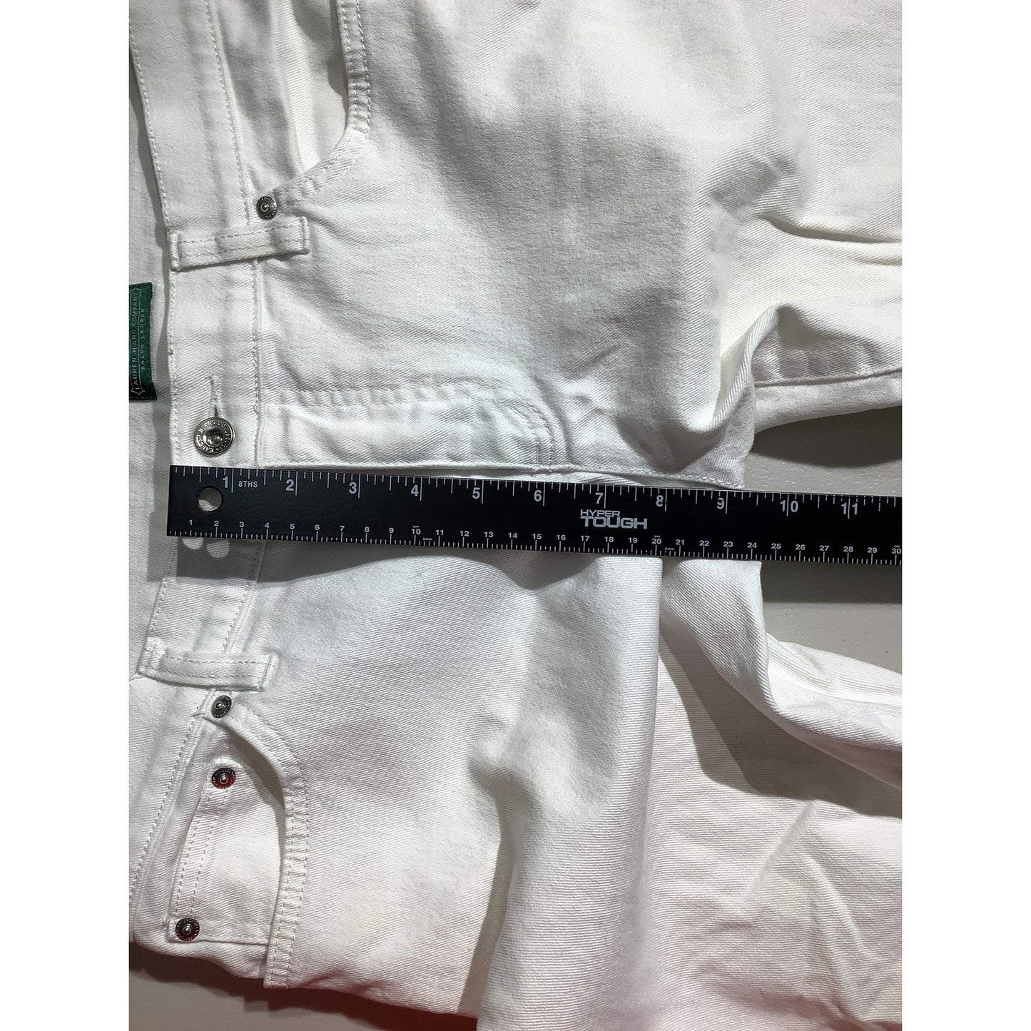 Lauren Ralph Lauren Women’s Jeans Size 12 — White, Denim, Cropped