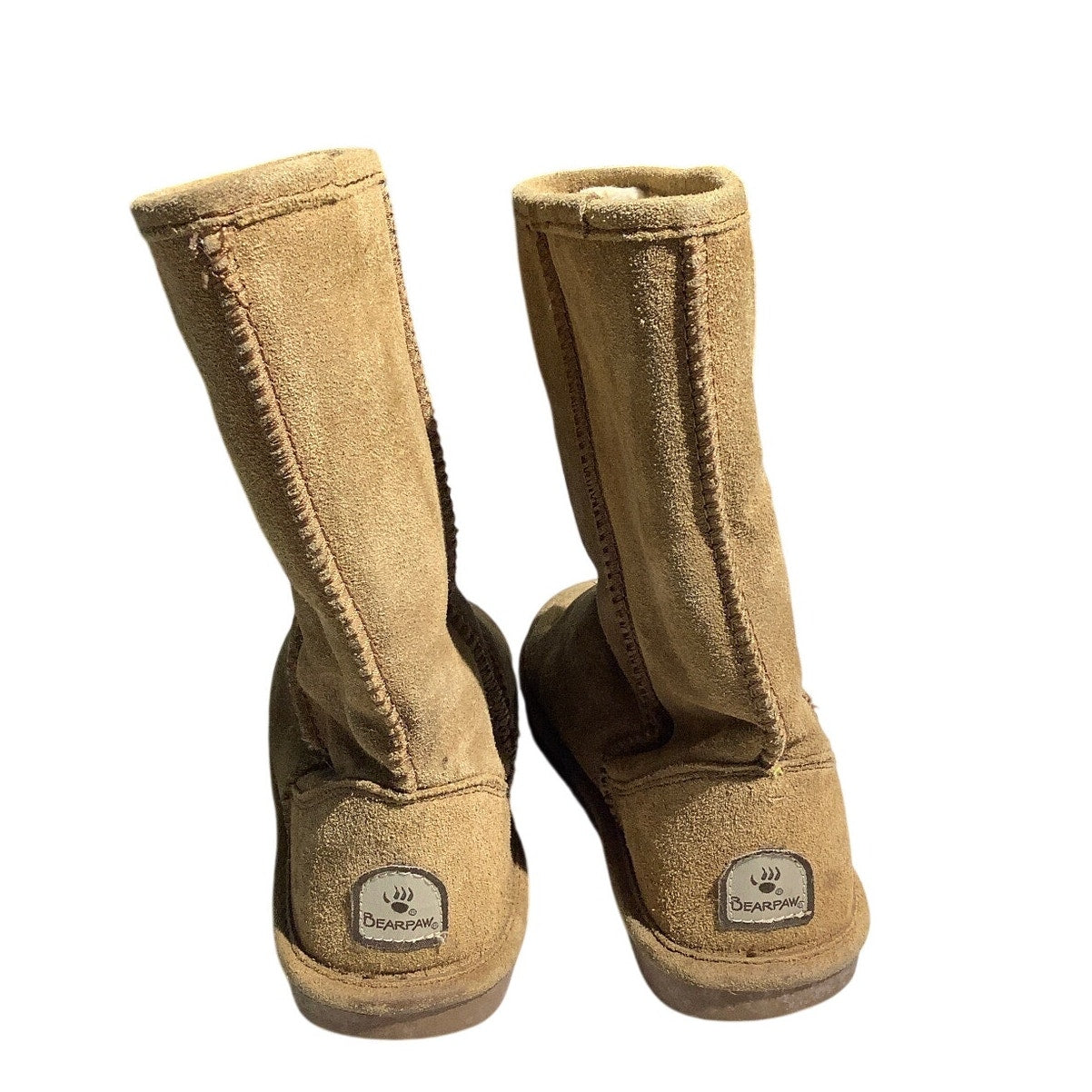 Bearpaw Short Suede Winter Boots Women’s Size 7 Brown — Cozy, Warm, Casual
