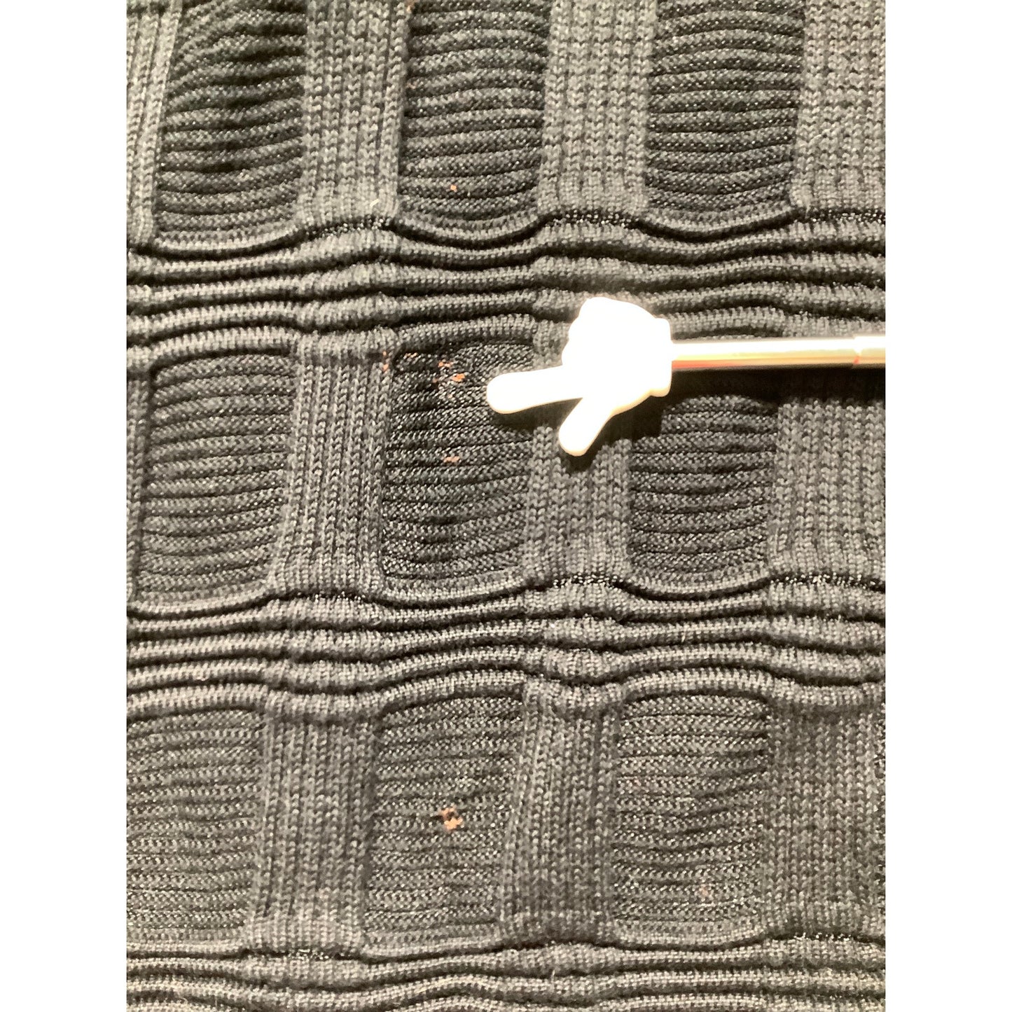 Pendleton Knit Tunic Sweater Women’s Size L Petite – Classic, Textured, Black