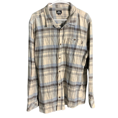 O’Neill Plaid Button Up Shirt Men’s Size XXL — Casual, Surf, Flannel