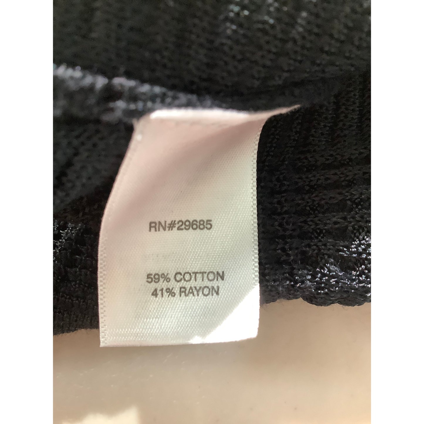 Pendleton Knit Tunic Sweater Women’s Size L Petite – Classic, Textured, Black