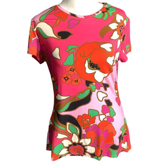 Ted Baker Pink Floral Top Size 3 – Mod, Y2K, Statement Style NWT