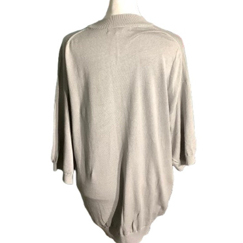 Pronto Uomo Short Sleeve Sweater Men's XL — Silk Blend, Knit, Business Casual