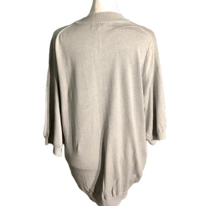 Pronto Uomo Short Sleeve Sweater Men's XL — Silk Blend, Knit, Business Casual