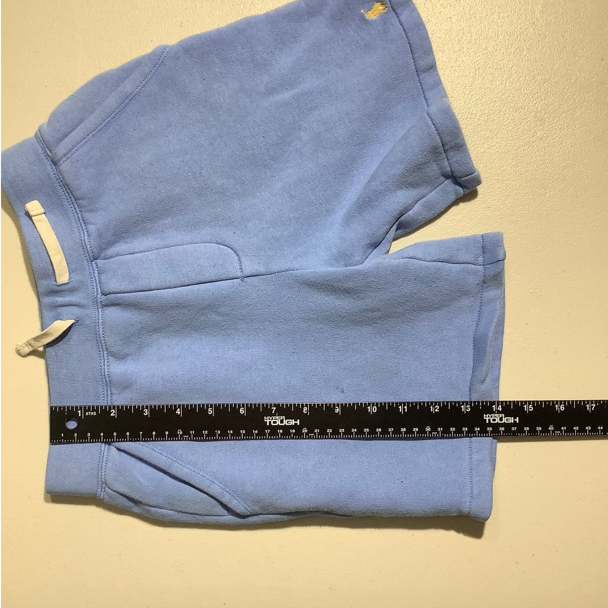 Polo Ralph Lauren Boys 8/S Light Blue French Terry Drawstring Shorts