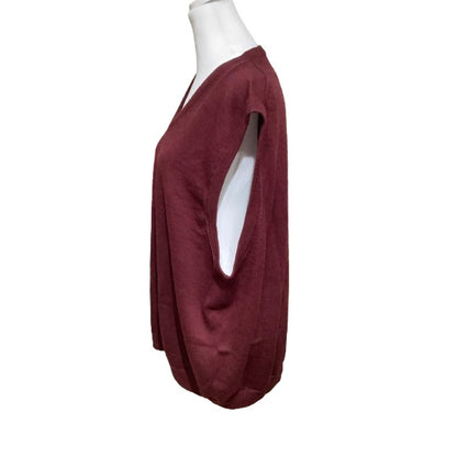 Grant Thomas Maroon Merino Wool Vest - Sz Mens XXL, Italian, 100% Extra Fine