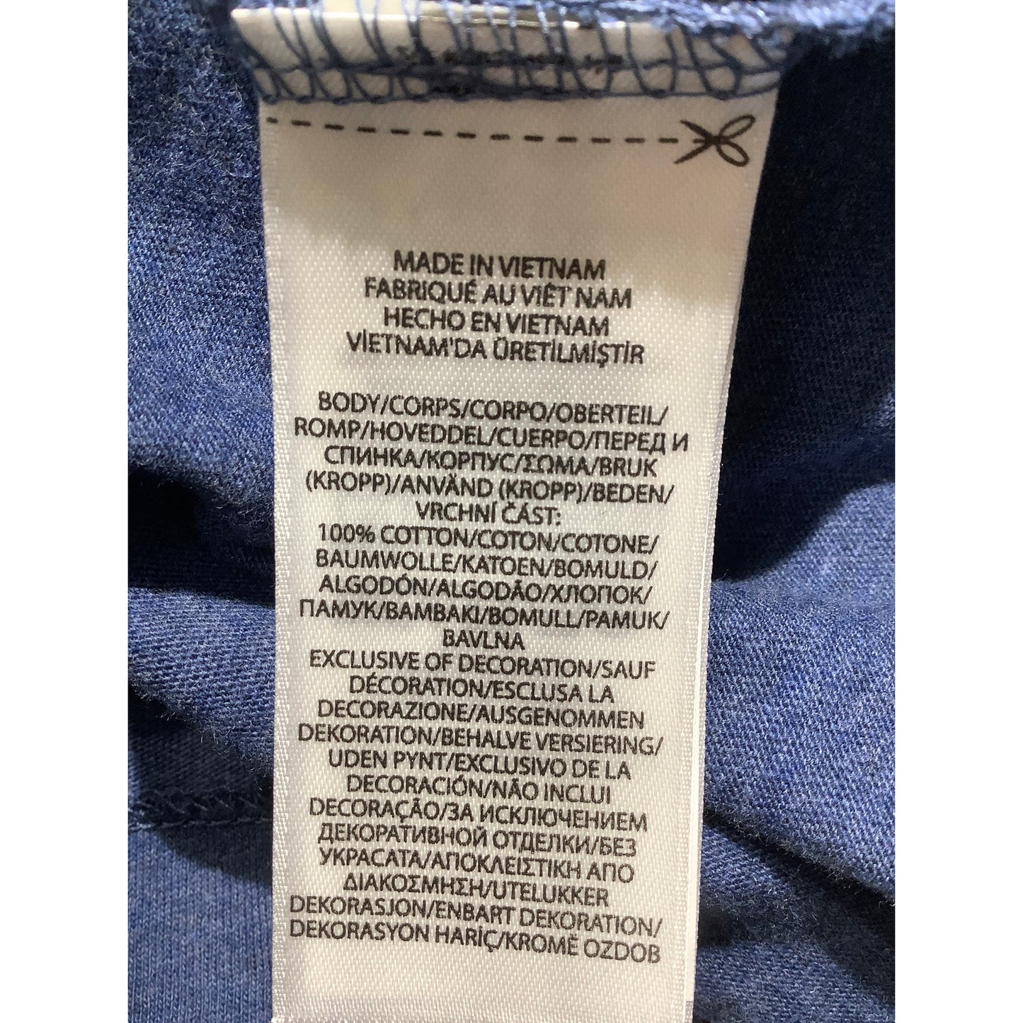 Polo Ralph Lauren Blue V-Neck T-Shirt Men’s Size L — Classic, Casual, Cotton