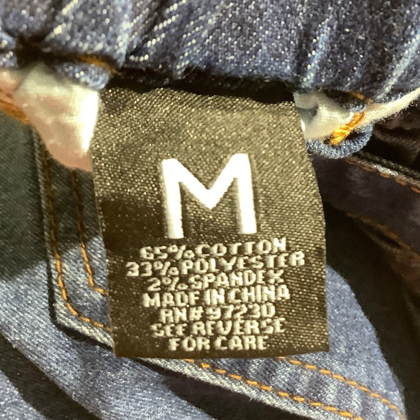 Almost Famous Denim Shorts Women’s Size M – Paperbag, Rolled Hem, Stretch