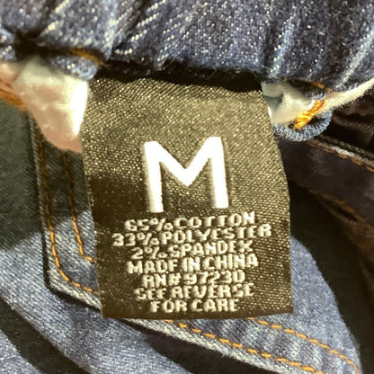 Almost Famous Denim Shorts Women’s Size M – Paperbag, Rolled Hem, Stretch