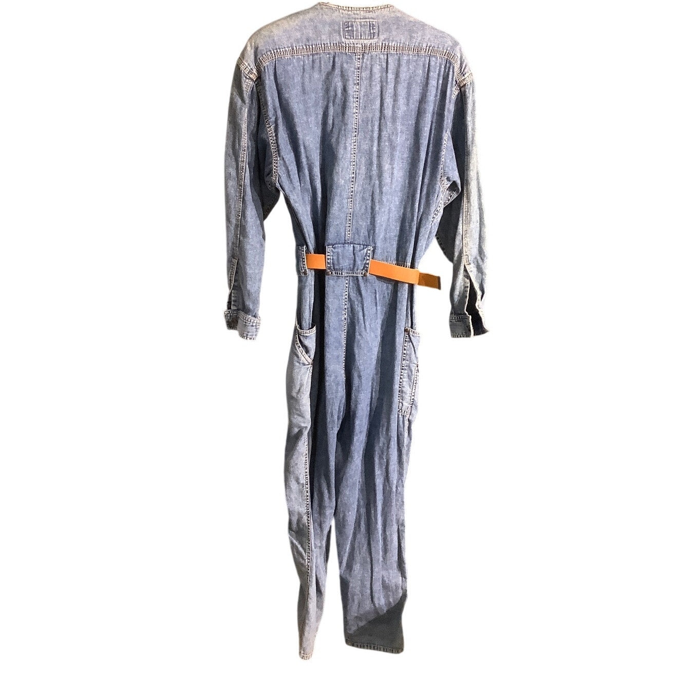 Lizwear Vintage Denim Jumpsuit Women’s Size S Petite – Retro, Utility, Belted