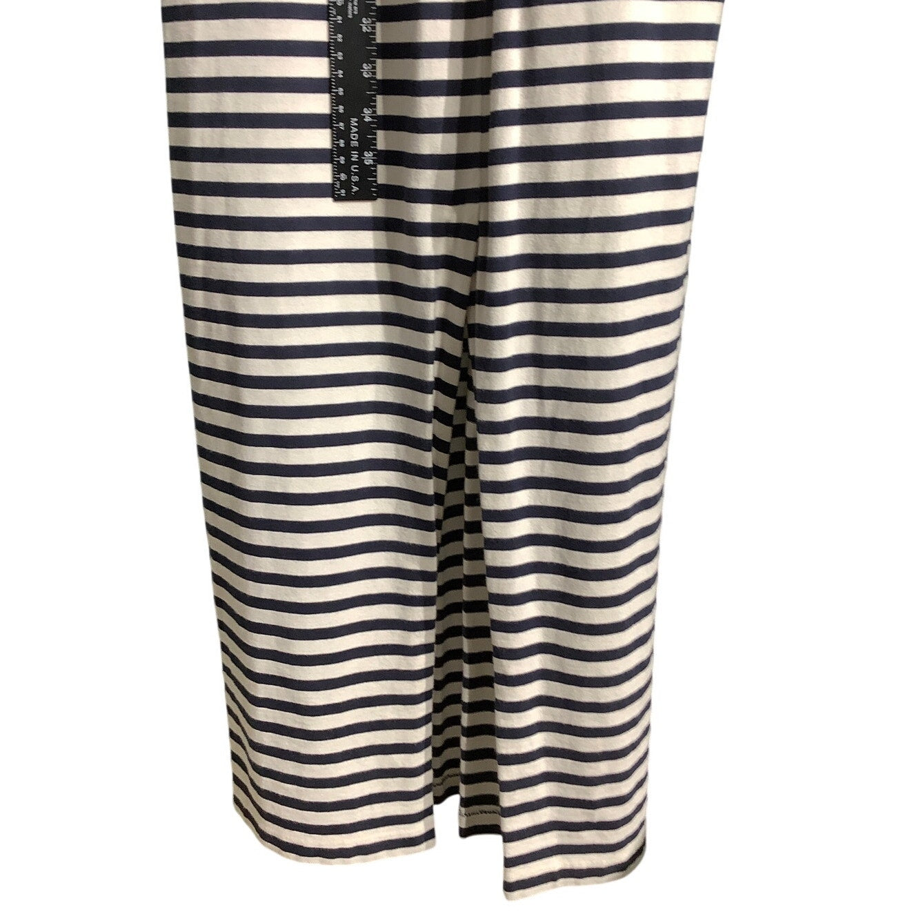 J.Crew Navy White Striped Maxi Dress Women’s 2 — Coastal, Nautical, Preppy