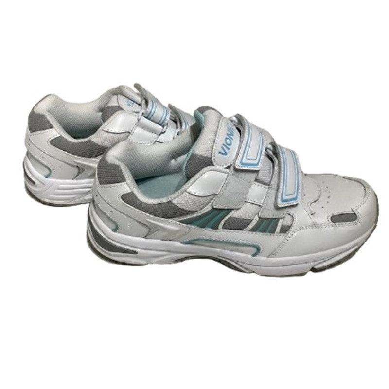 Vionic White & Light Blue Strap Sneakers Size 8 - Orthopedic, Comfort, Everyday