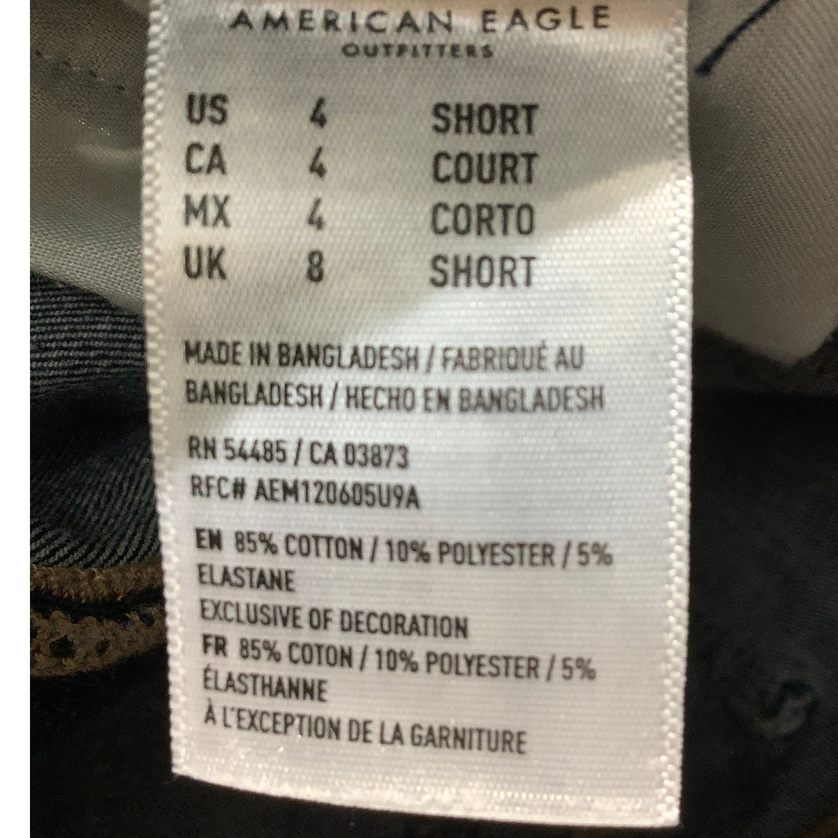 American Eagle Women’s Size 4 High-Rise Distressed Jegging — Casual, Y2K, Edgy