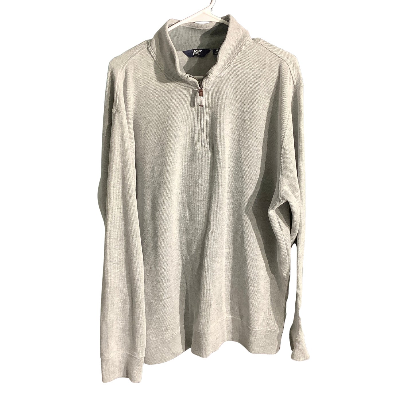 Lands' End 1/4 Zip Pullover Men's Size XL — Casual, Classic, Minimalist