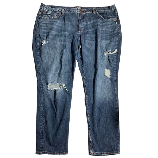 Silver Jeans Co. Straight Jeans Women’s Size 22 L27 – Edgy, Relaxed, Stylish