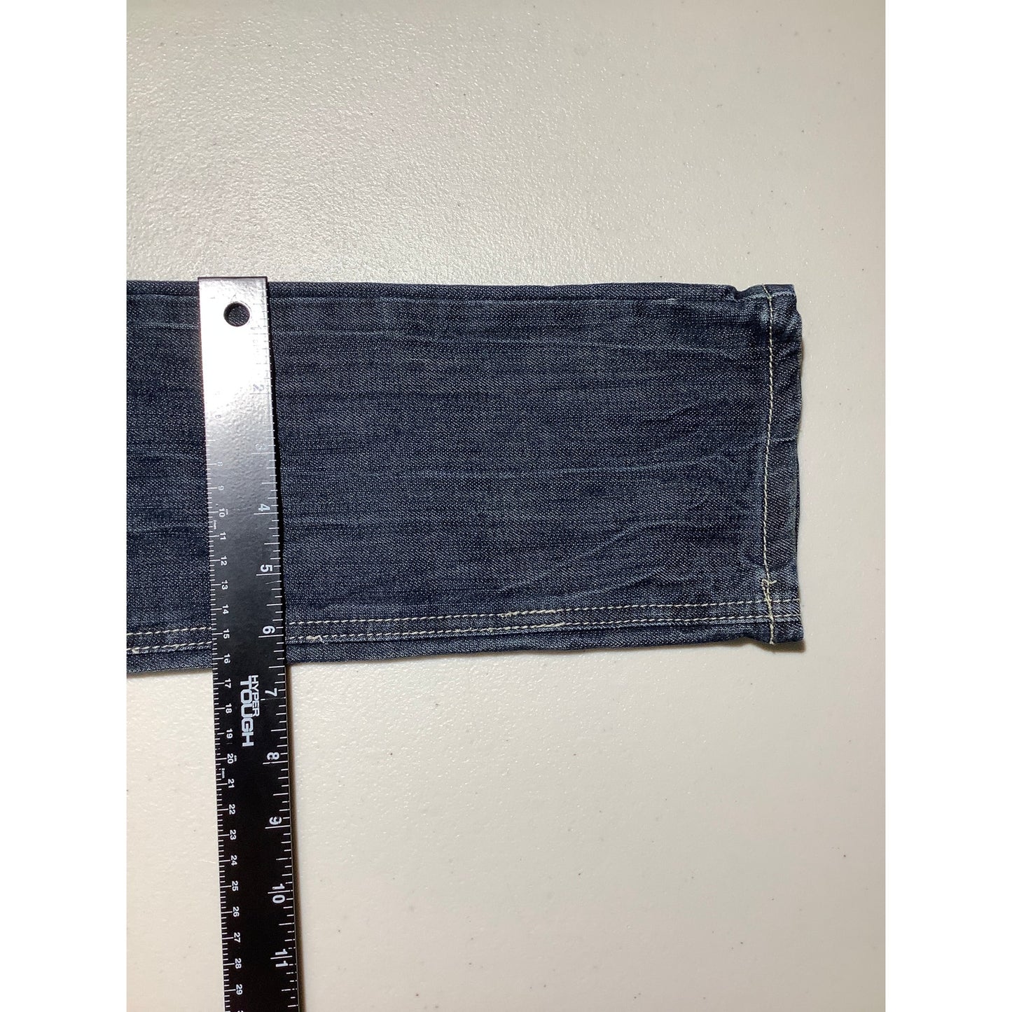 Almost Famous Low Rise Skinny Jeans Women 9 — Embellished, Flap Pockets, Y2K