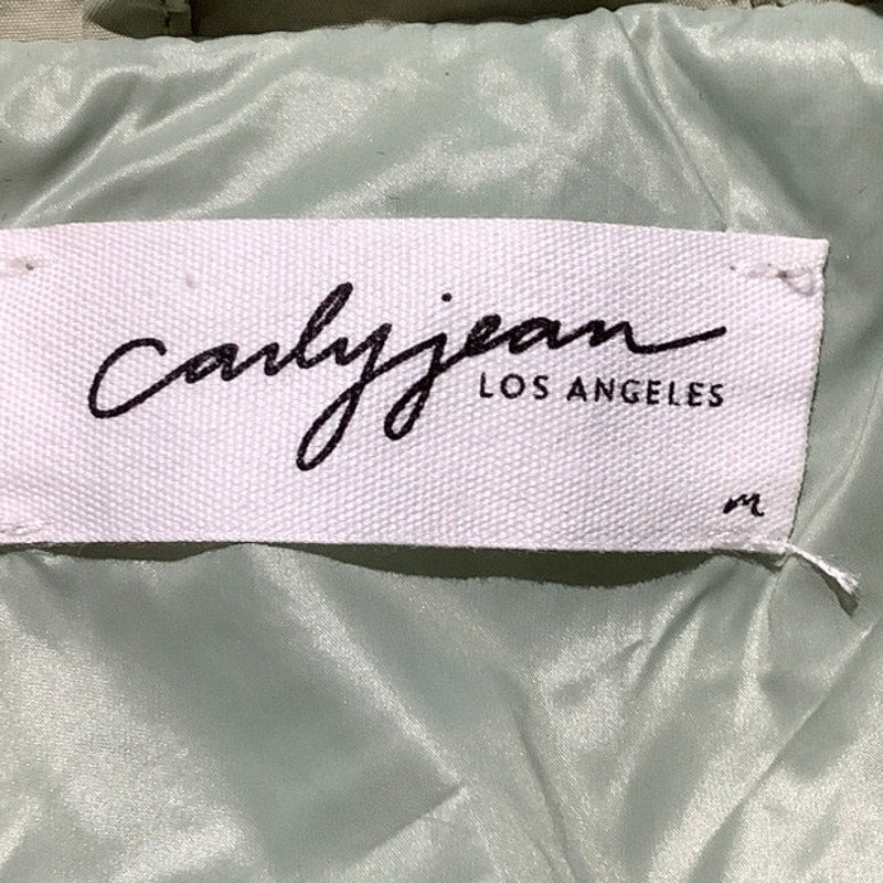 Carly Jean Light Green Button-Up Shirt Jacket M – Minimalist, Preppy, Streetwear