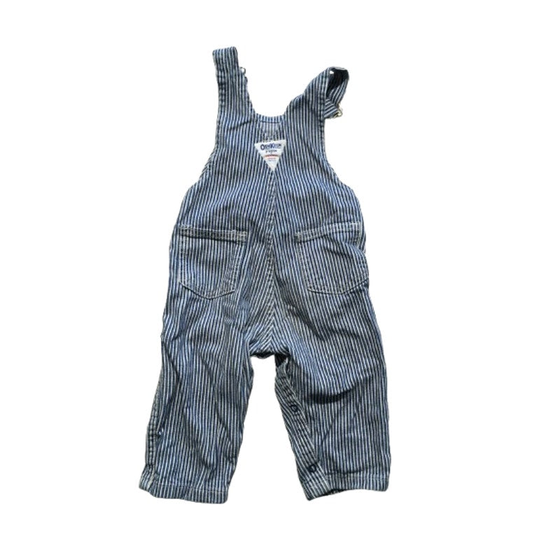 OshKosh B’gosh Blue & White Striped Overalls - Vintage, Classic, Americana
