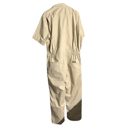 Dickies Men’s Khaki Coveralls Long Regular — Workwear, Mechanic, Utility