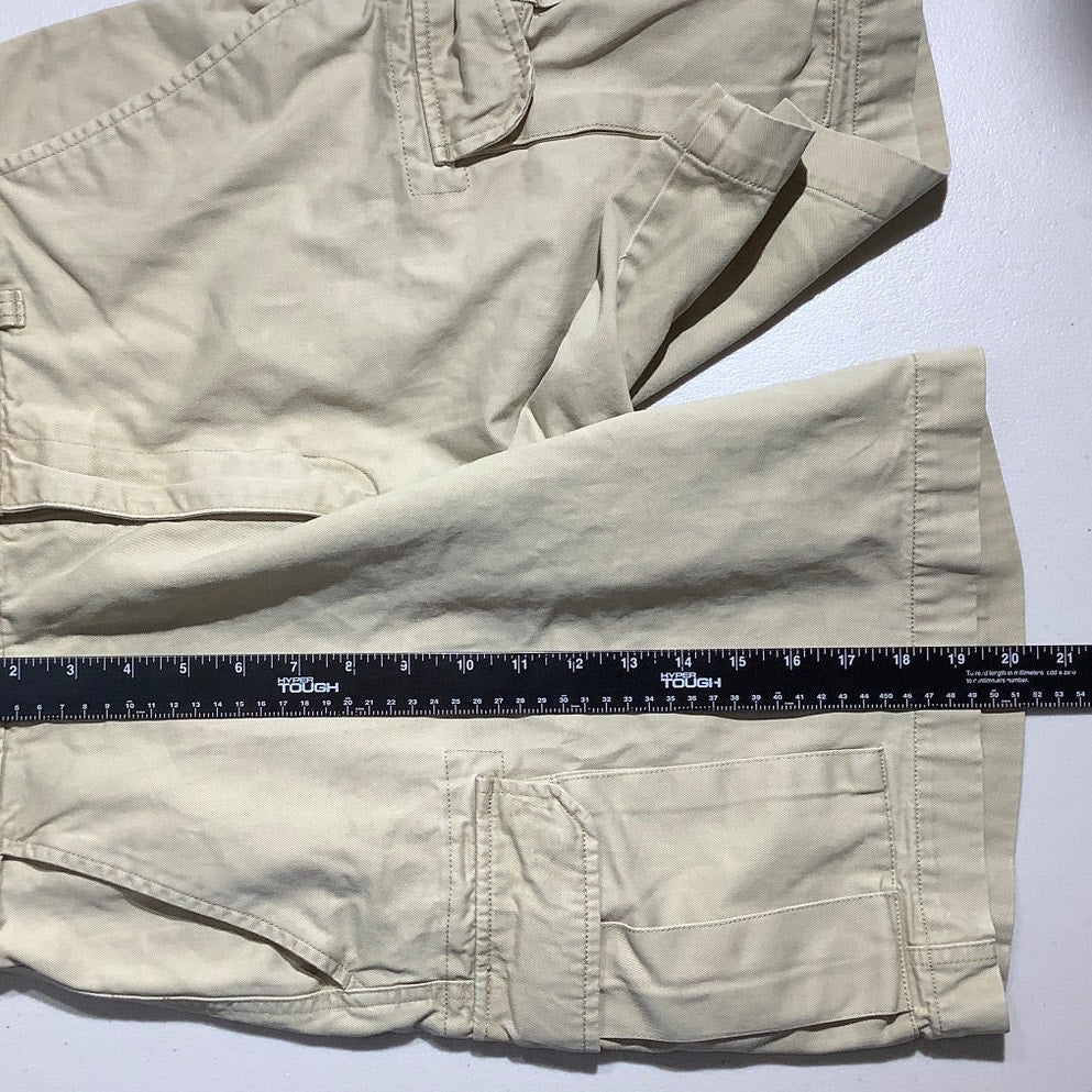 American Eagle Khaki Cargo Shorts Men’s 32W — Casual, Utility, Outdoor