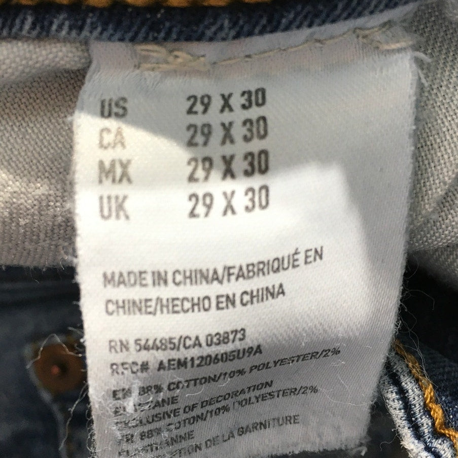 American Eagle Men's Extreme Flex Jeans 29W 30L - Streetwear, Minimalist, Y2K