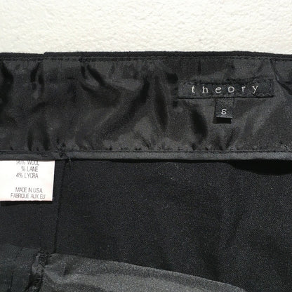 Theory Black Wool Skirt Size 6 - Minimalist, Office Siren, Preppy