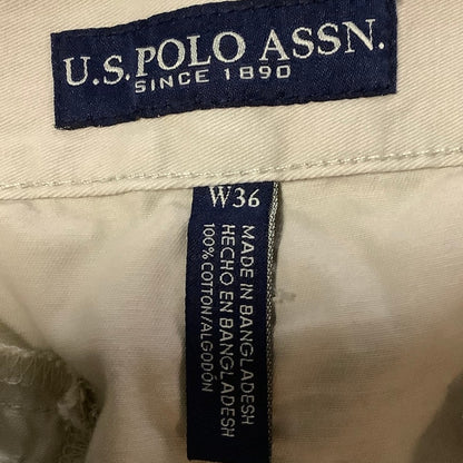 U.S. Polo Assn. Men's Cargo Shorts 36W - Khaki, Classic, Casual (NWT)